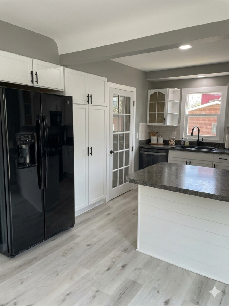 Modern kitchen remodeling in Detroit. Custom cabinets and farmhouse designs tailored to you.